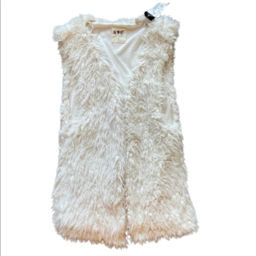 Clockhouse faux fur vest Small